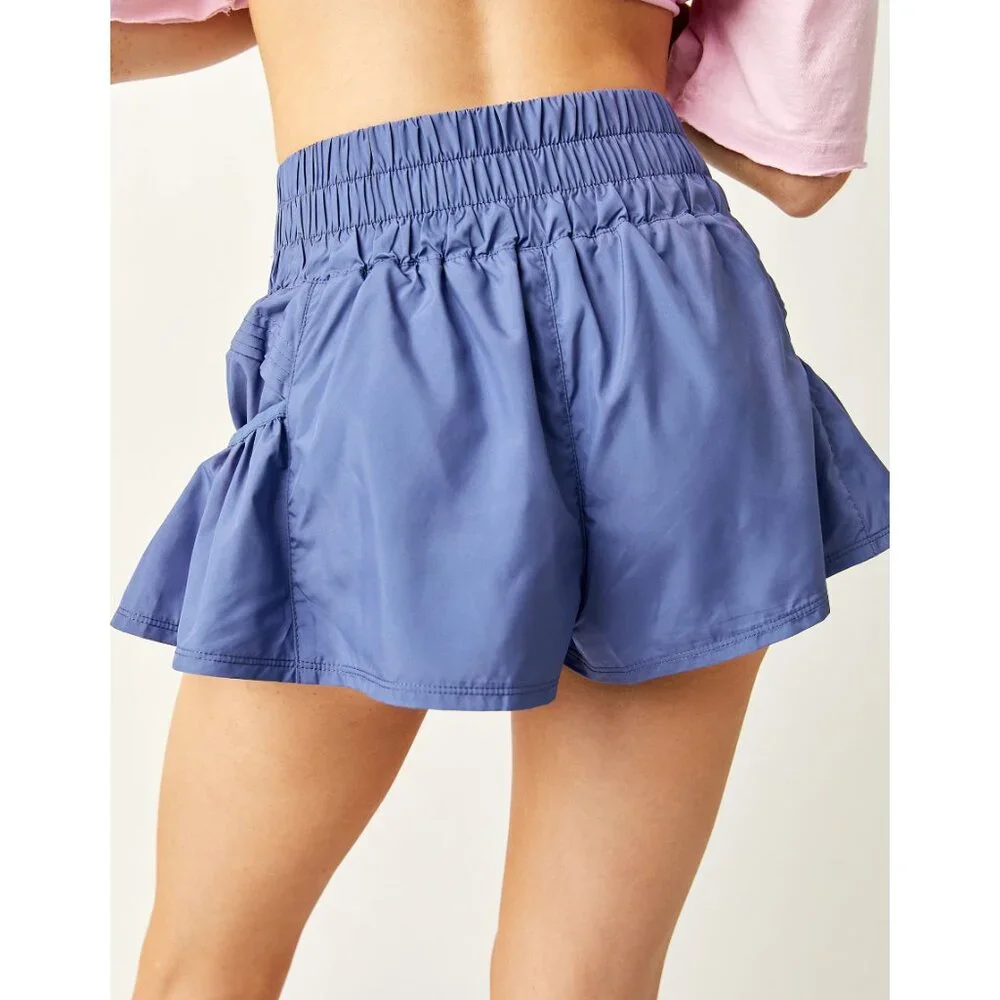 FP MOVEMENT Get Your Flirt On Shorts / Summer Blueberry - Picture 5 of 7